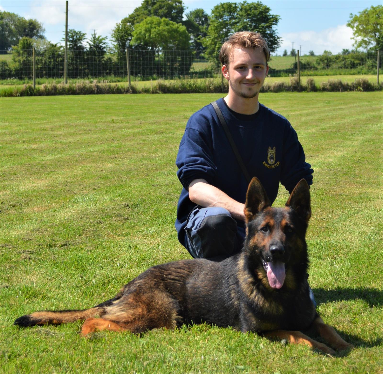 Protection dog trainer Kieran French